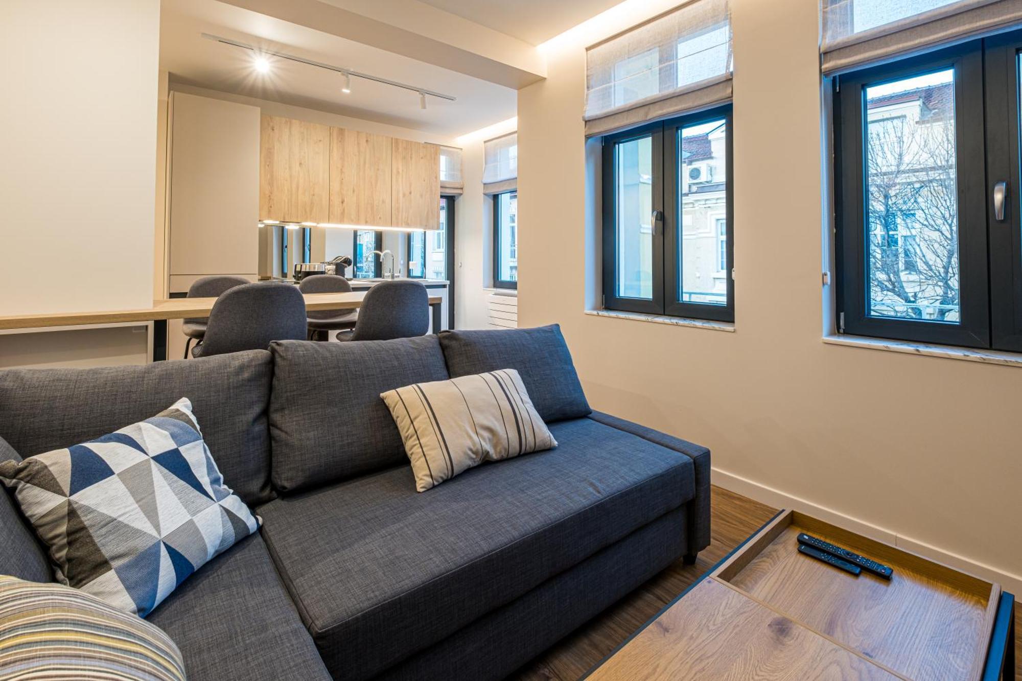 North 21 - Brand New Modern 1Bd Apt In Sofia Center By Flat Mаnager Bagian luar foto